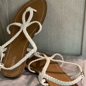 white merona sandals